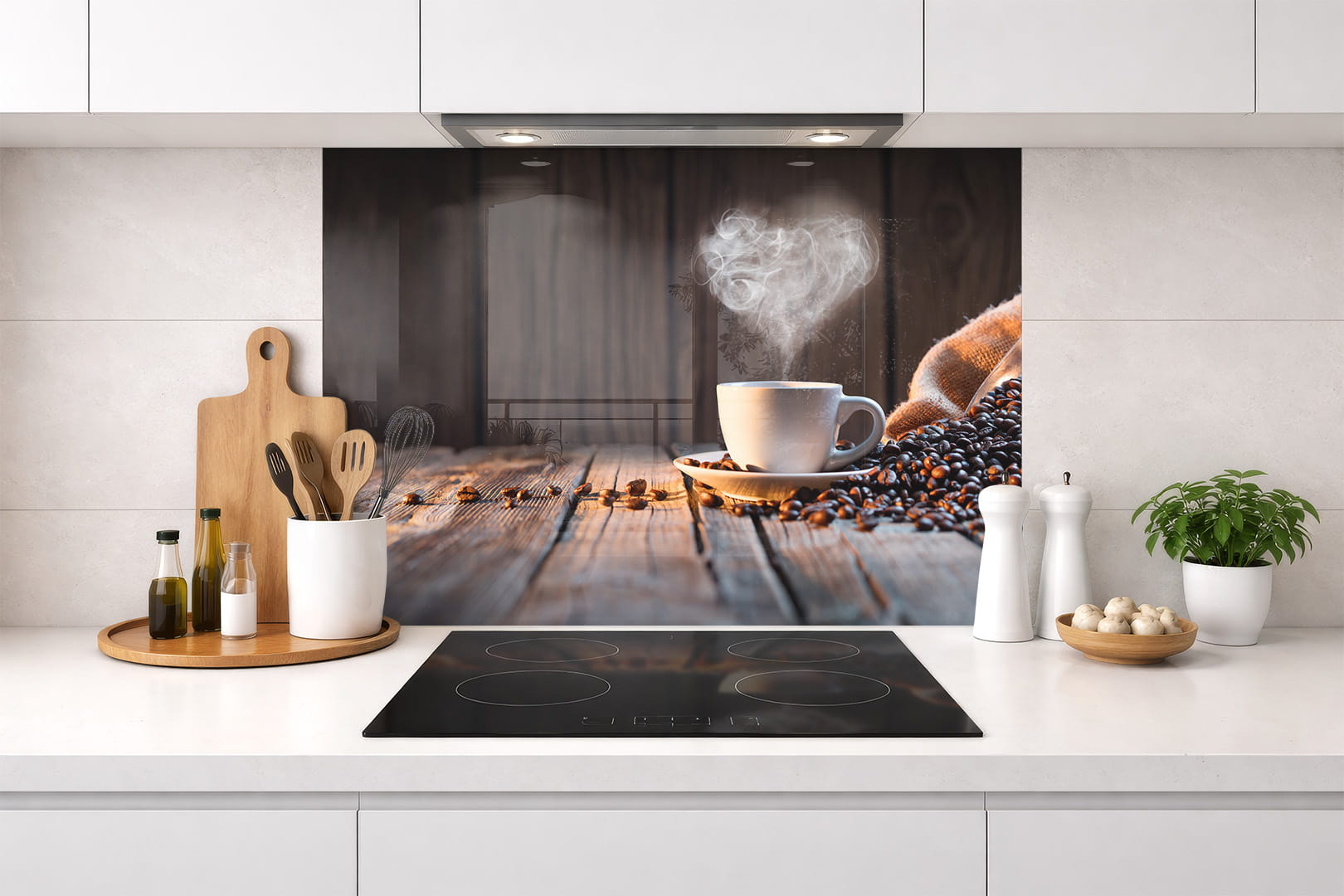 Spritzschutz – Kaffeegenuss