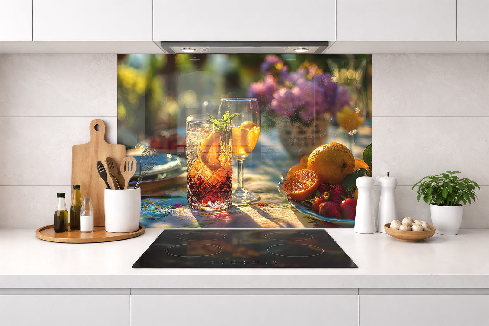 Spritzschutz – Sommerlicher Aperitif