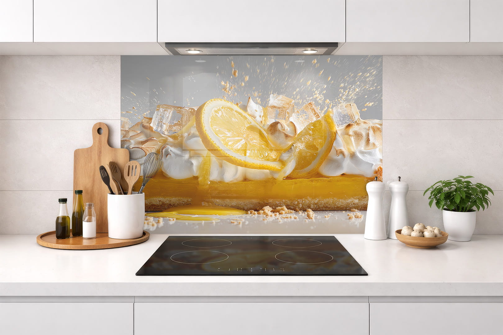 Spritzschutz – Zitronen Dessert