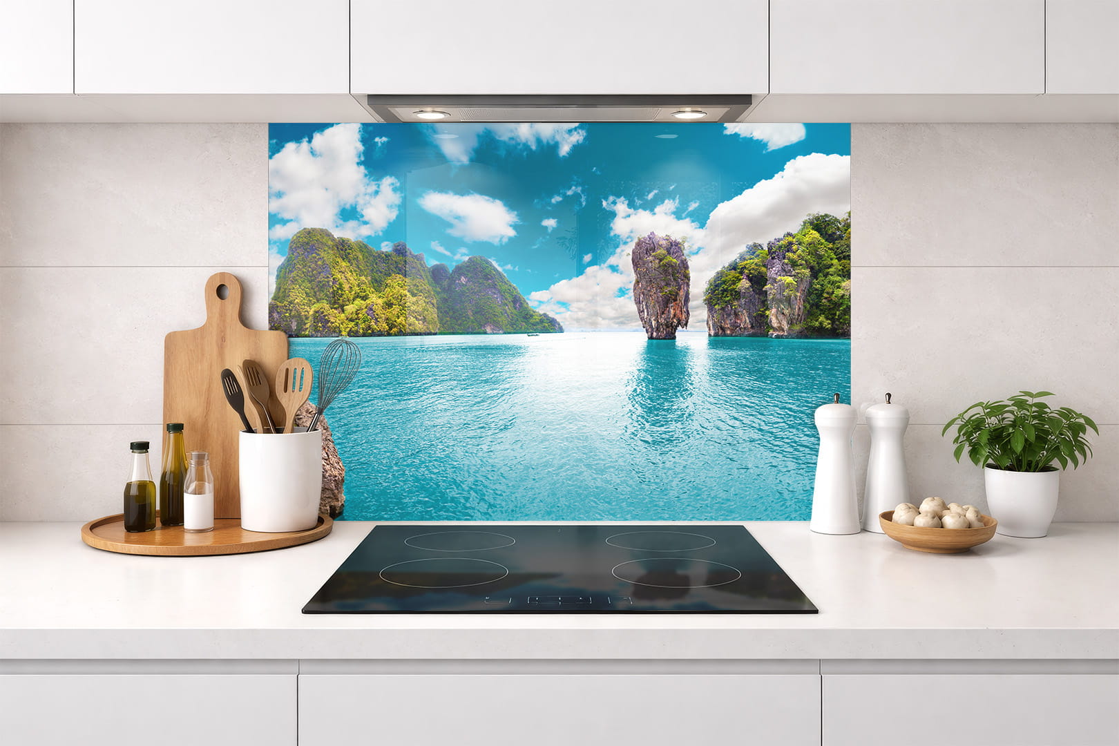 Spritzschutz – Felsenküste Thailand