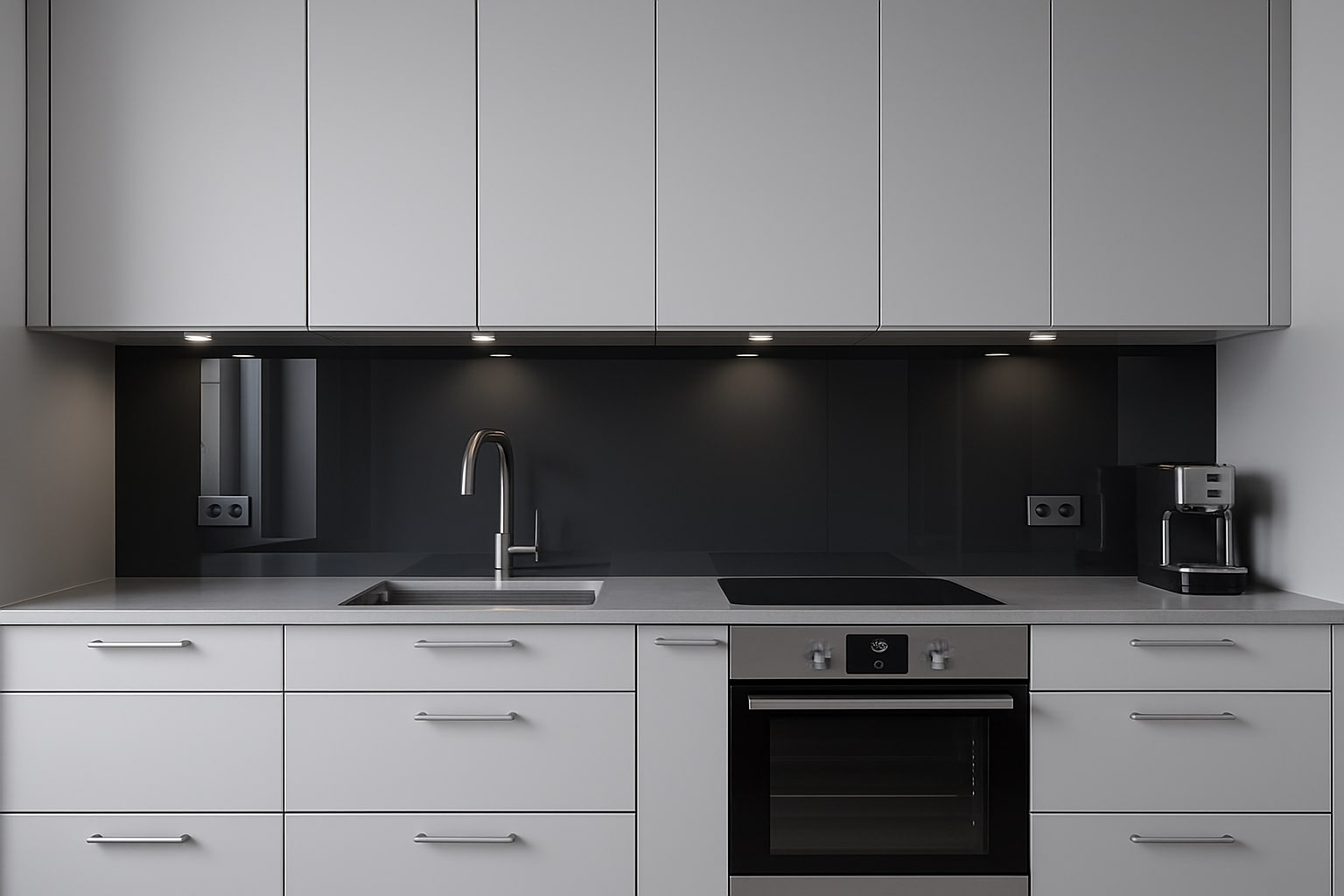 Küchenrückwand RAL 7016 Anthrazitgrau