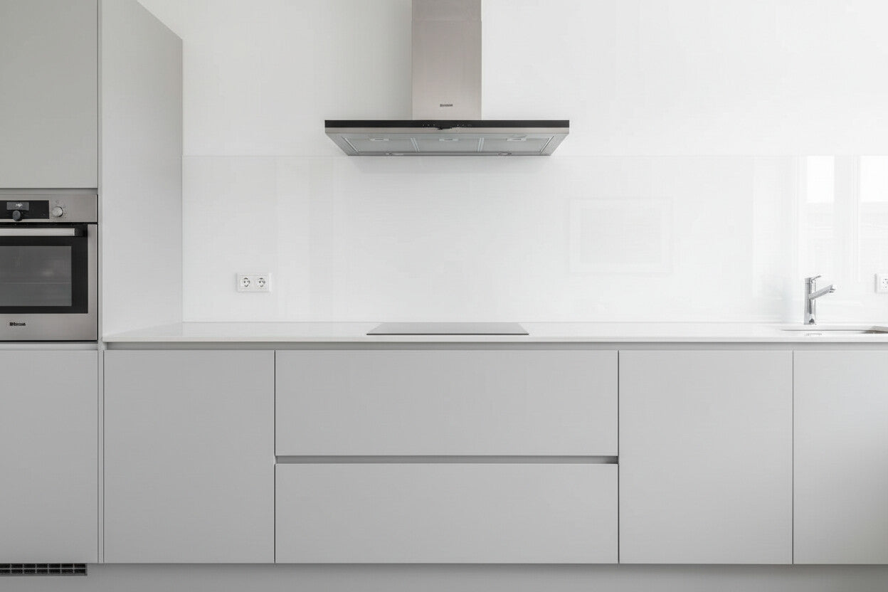 Küchenrückwand RAL 9010 Reinweiß