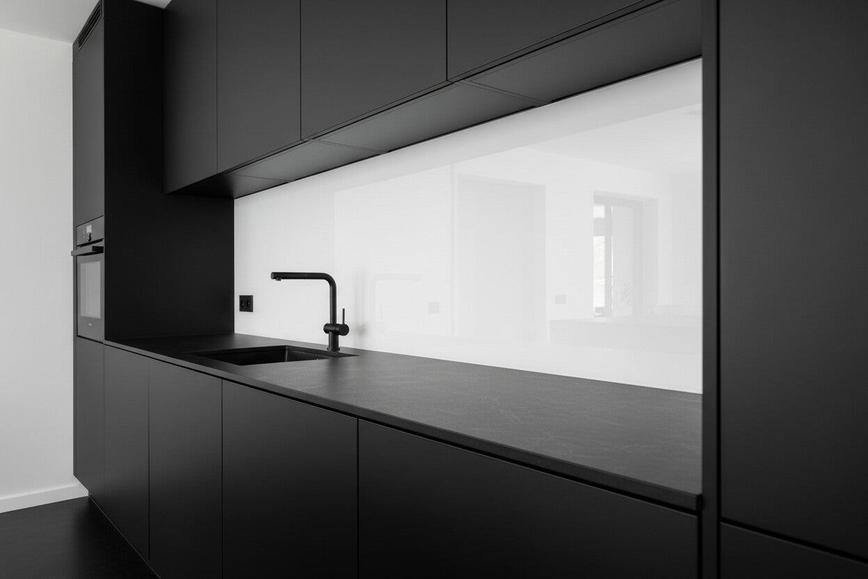 Küchenrückwand RAL 9010 Reinweiß