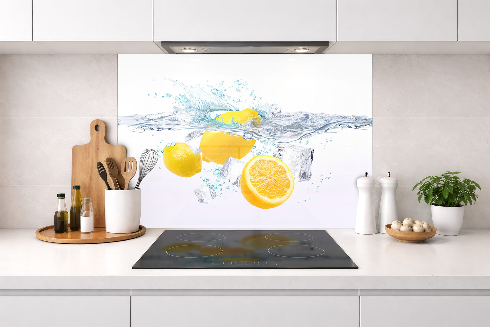 Spritzschutz – Zitronenbad