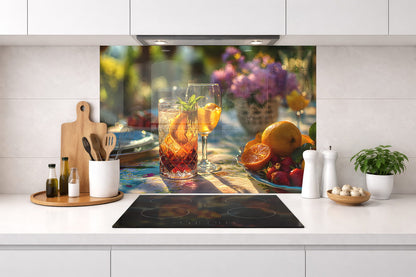 Spritzschutz – Sommerlicher Aperitif