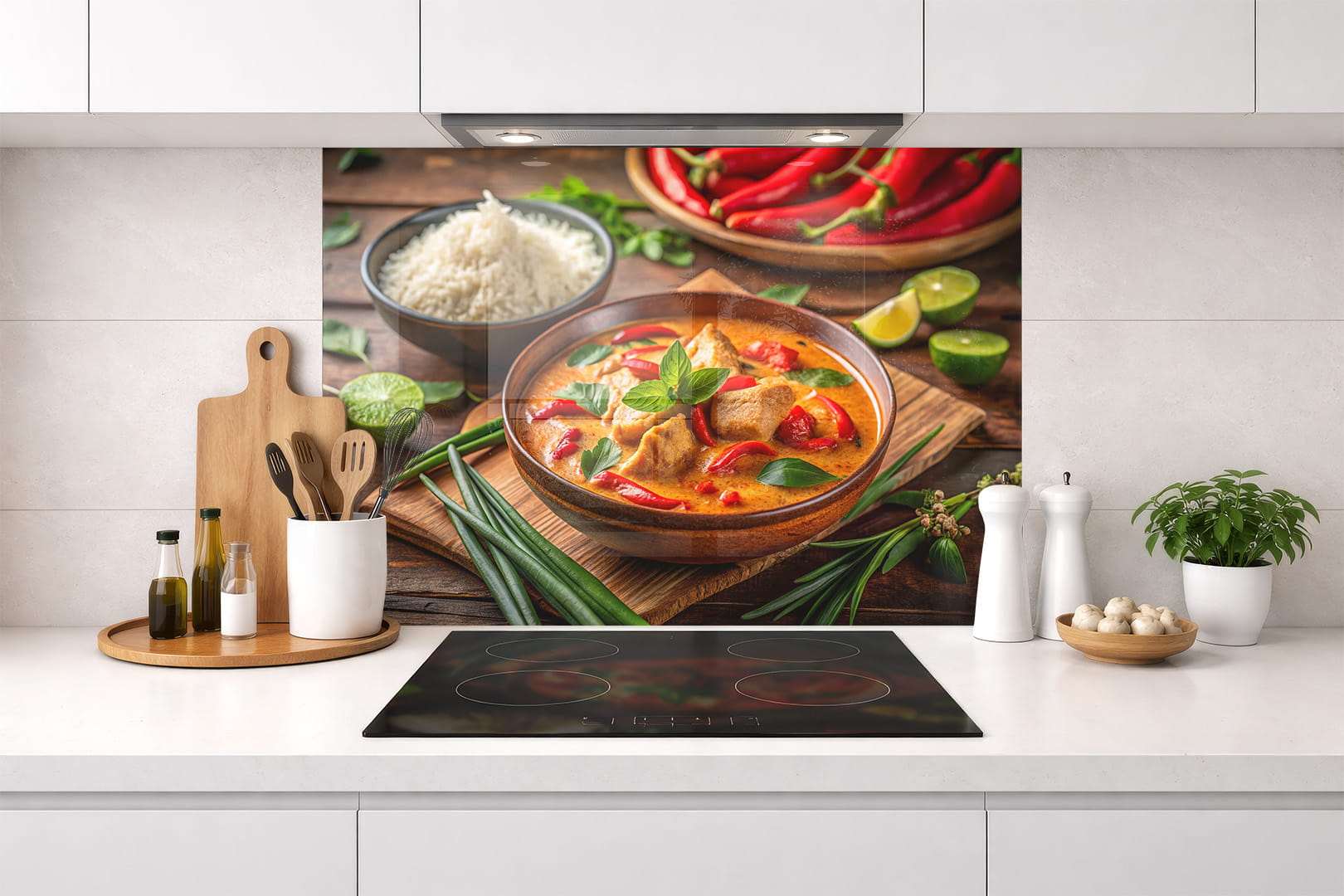 Spritzschutz – Curry