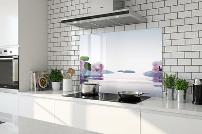 Spritzschutz – Orchideen im See