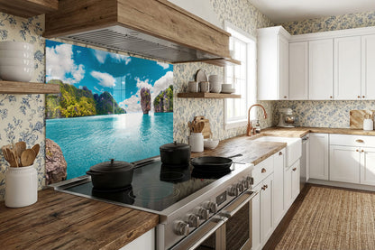 Spritzschutz – Felsenküste Thailand