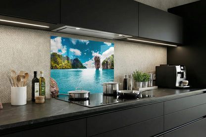 Spritzschutz – Felsenküste Thailand