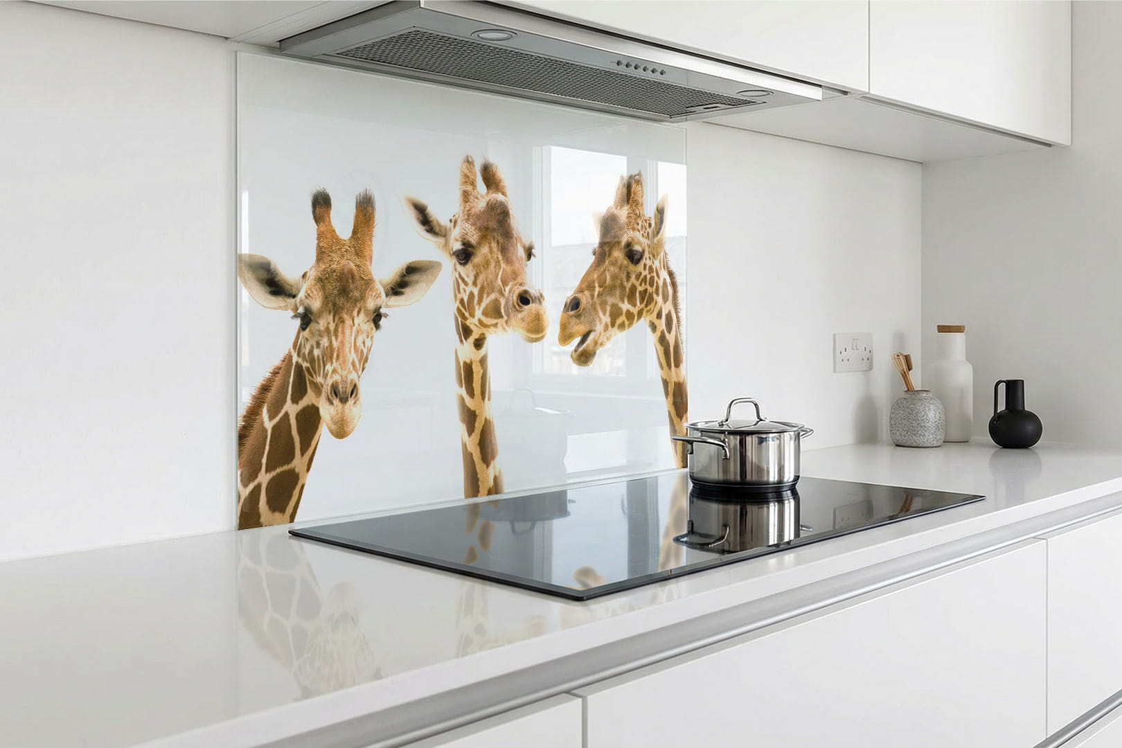 Spritzschutz – Giraffen