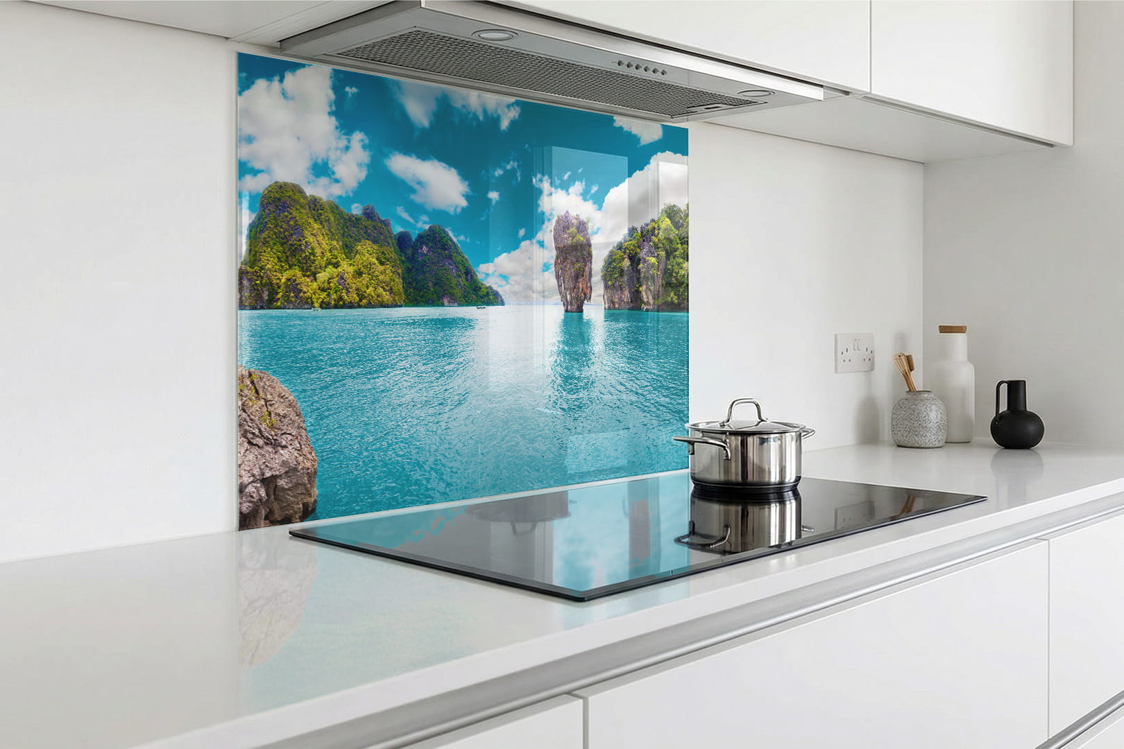 Spritzschutz – Felsenküste Thailand