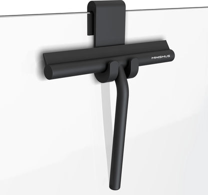 Duschabzieher schwarz (inkl. Magnet-Halterung)