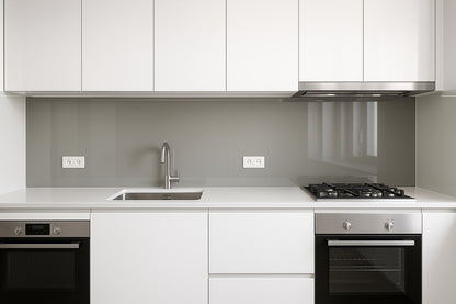 Küchenrückwand RAL 7032 Kieselgrau