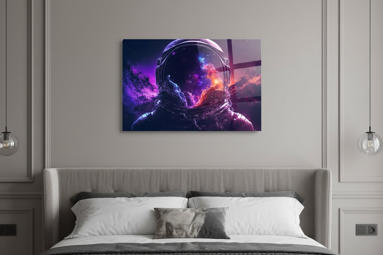 Glasbild - Astronaut
