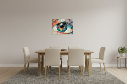 Glasbild - Farbenblick