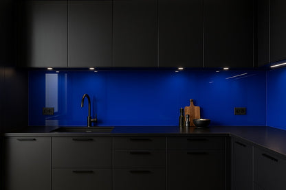 Küchenrückwand RAL 5002 Ultramarinblau