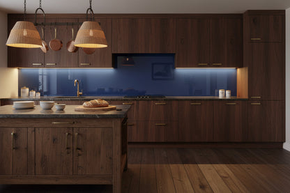 Küchenrückwand RAL 5010 Enzianblau