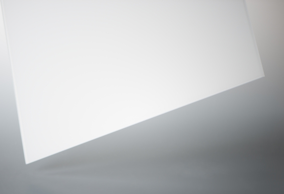 Lackiertes Glas 6 mm - WEISS RAL 9003