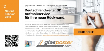 Aufmaß-Service für Rückwände